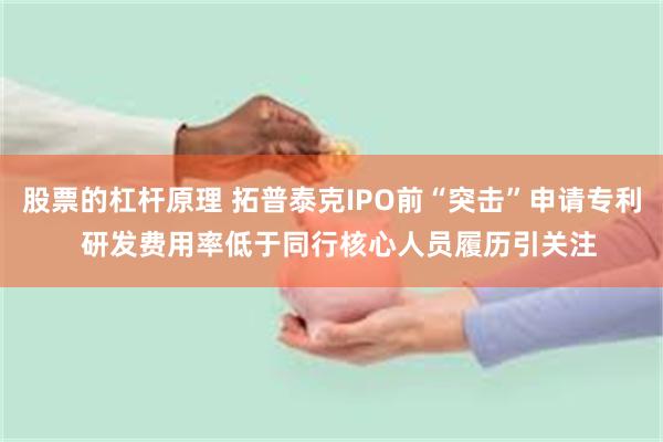 股票的杠杆原理 拓普泰克IPO前“突击”申请专利  研发费用率低于同行核心人员履历引关注